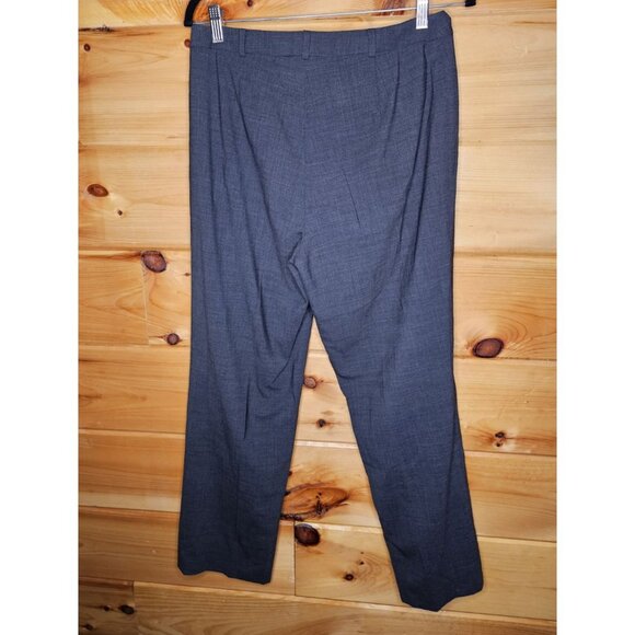 Linda Allard Ellen Tracy Pants Womens 10 Gray Straight Leg Lightweight - Picture 5 of 6